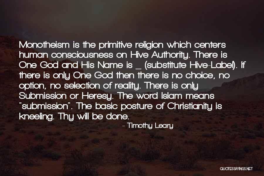 Religion Of Islam Quotes By Timothy Leary