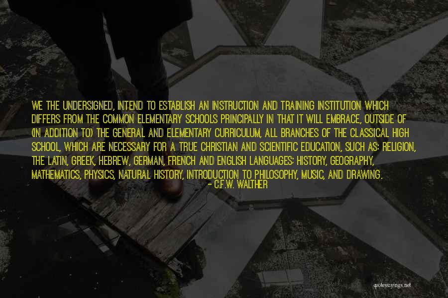 Religion Of Music Quotes By C.F.W. Walther Religion Of Music Quotes By C.F.W. Walther