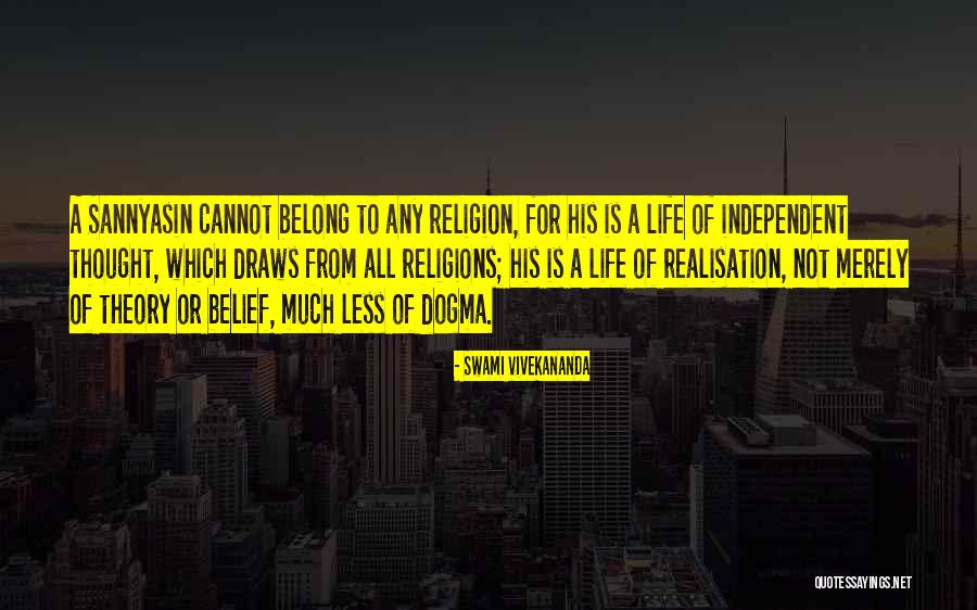 Religion Theory Quotes By Swami Vivekananda Religion Theory Quotes By Swami Vivekananda