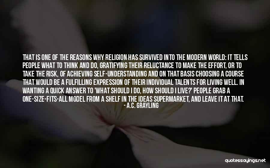 Religion Understanding Quotes By A.C. Grayling Religion Understanding Quotes By A.C. Grayling