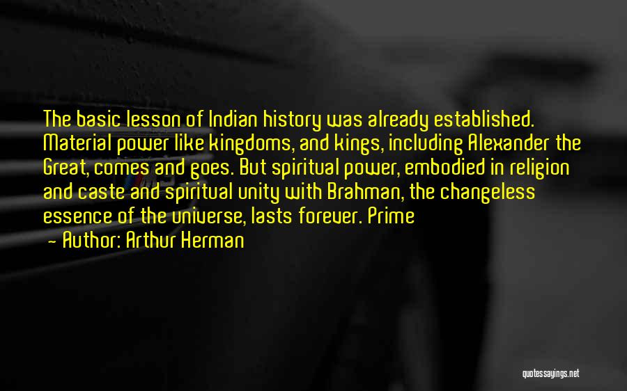 Religion Unity Quotes By Arthur Herman