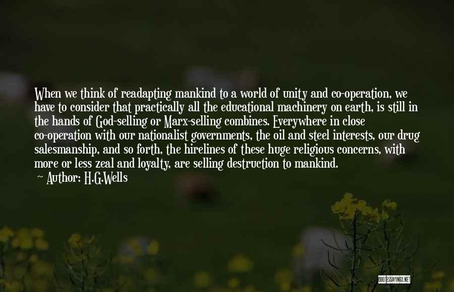 Religion Unity Quotes By H.G.Wells