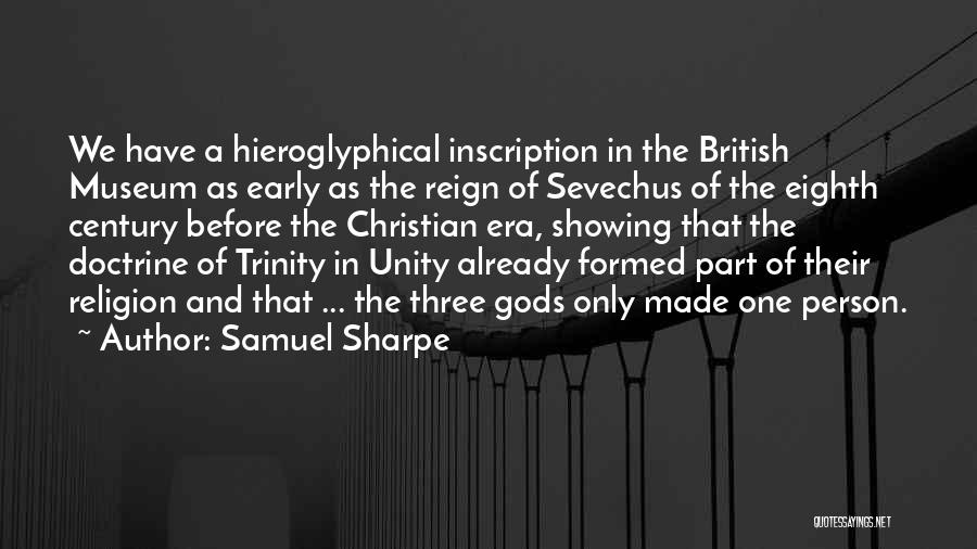 Religion Unity Quotes By Samuel Sharpe