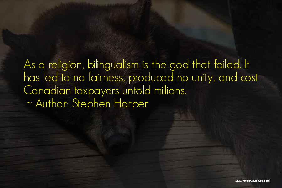 Religion Unity Quotes By Stephen Harper