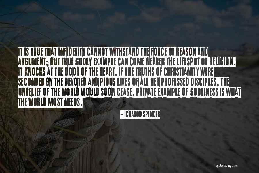 Religion Vs True Christianity Quotes By Ichabod Spencer Religion Vs True Christianity Quotes By Ichabod Spencer