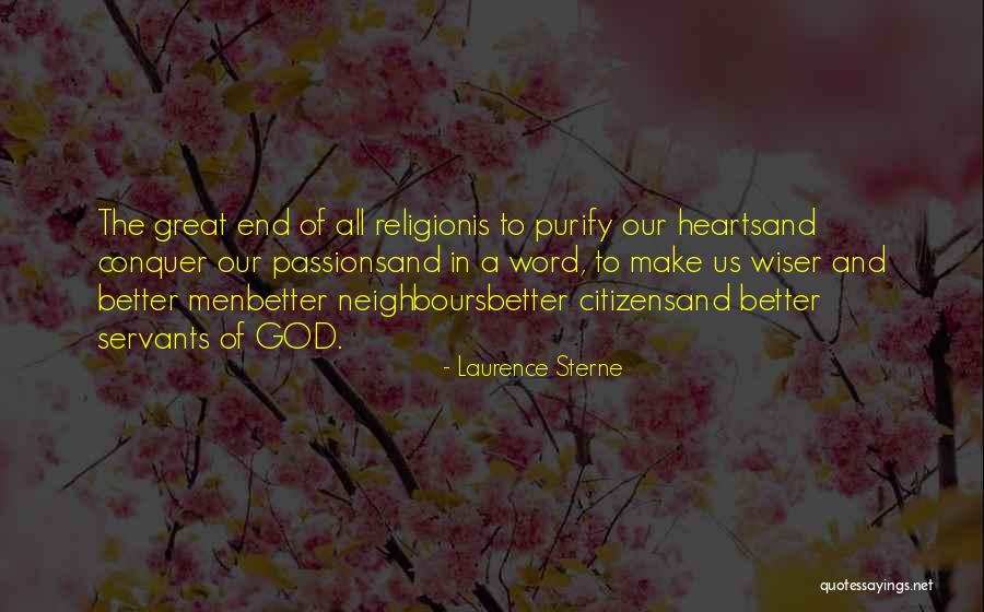 Religionis Quotes By Laurence Sterne Religionis Quotes By Laurence Sterne