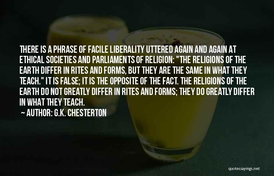 Religions Quotes By G.K. Chesterton