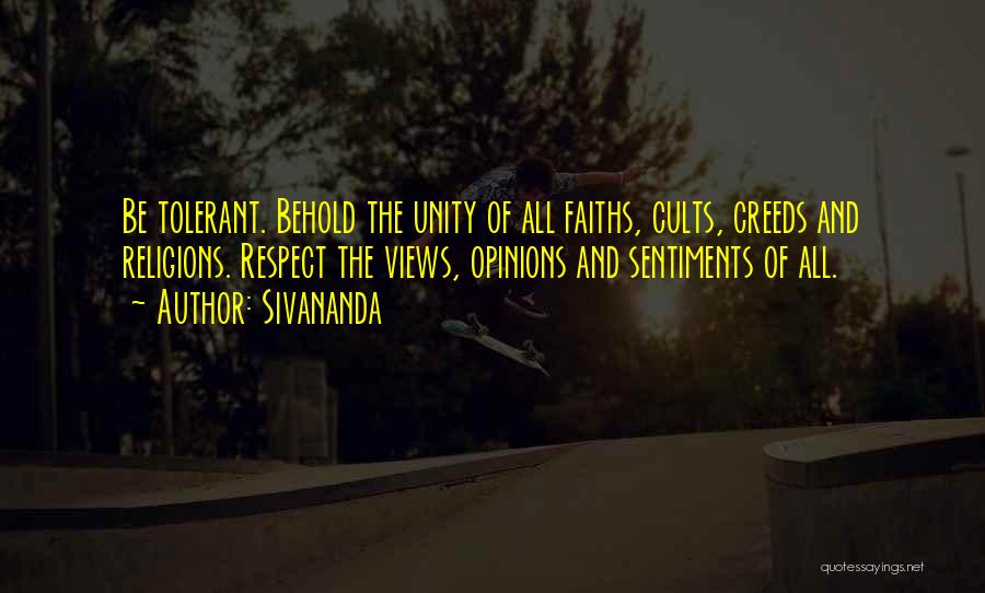 Religions Quotes By Sivananda