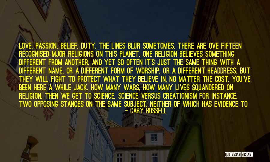 Religions Wars Quotes By Gary Russell