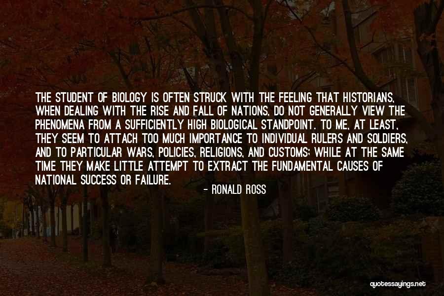 Religions Wars Quotes By Ronald Ross