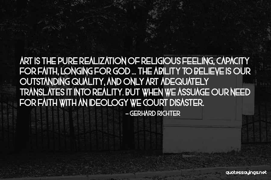 Religious Art Quotes By Gerhard Richter