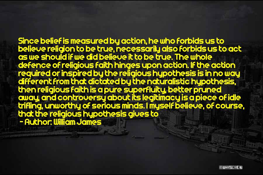 Religious Controversy Quotes By William James