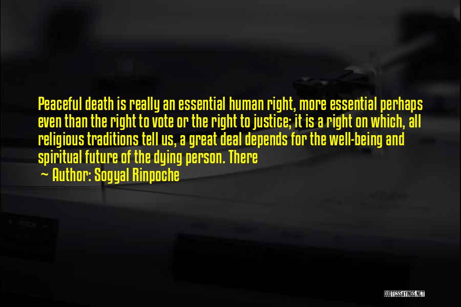 Religious Death And Dying Quotes By Sogyal Rinpoche