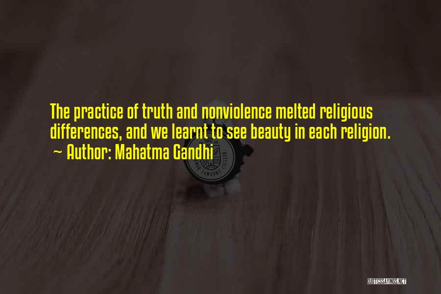 Religious Differences Quotes By Mahatma Gandhi