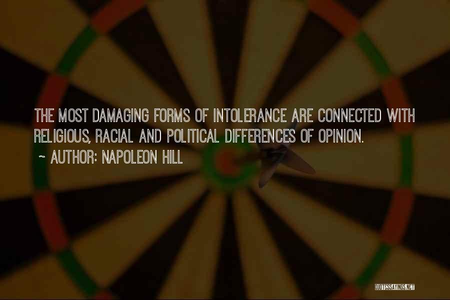 Religious Differences Quotes By Napoleon Hill