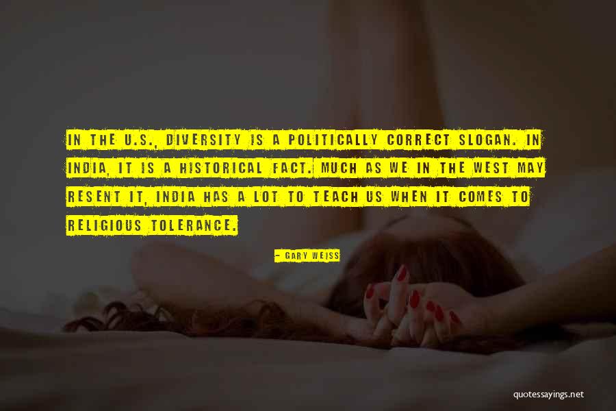 Religious Diversity Quotes By Gary Weiss Religious Diversity Quotes By Gary Weiss