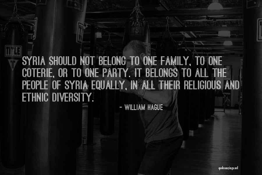 Religious Diversity Quotes By William Hague