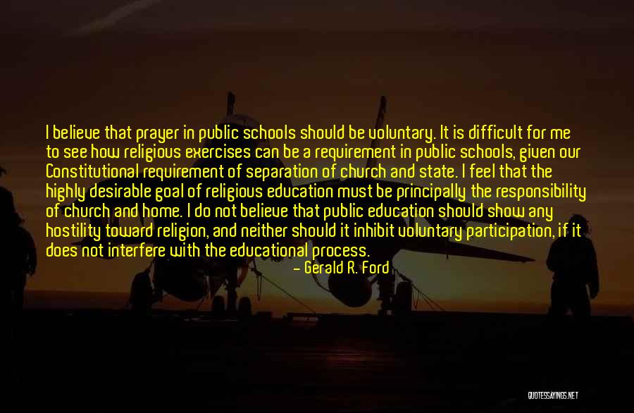 Religious Education Quotes By Gerald R. Ford Religious Education Quotes By Gerald R. Ford