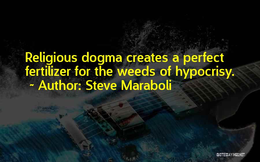 Religious Hypocrisy Quotes By Steve Maraboli