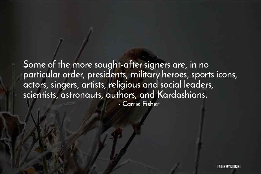 Religious Icons Quotes By Carrie Fisher