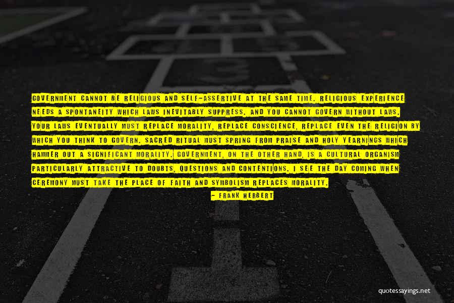 Religious Morality Quotes By Frank Herbert Religious Morality Quotes By Frank Herbert