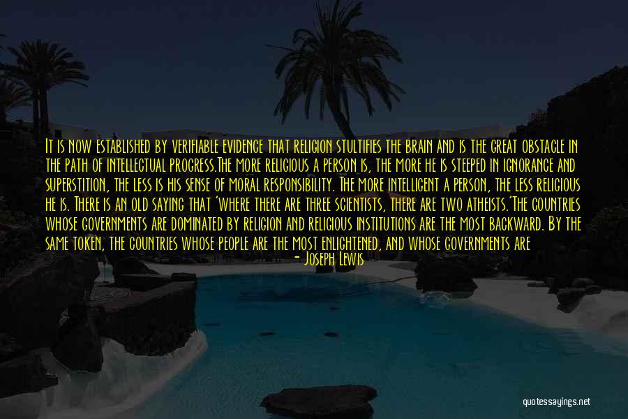 Religious Morality Quotes By Joseph Lewis Religious Morality Quotes By Joseph Lewis