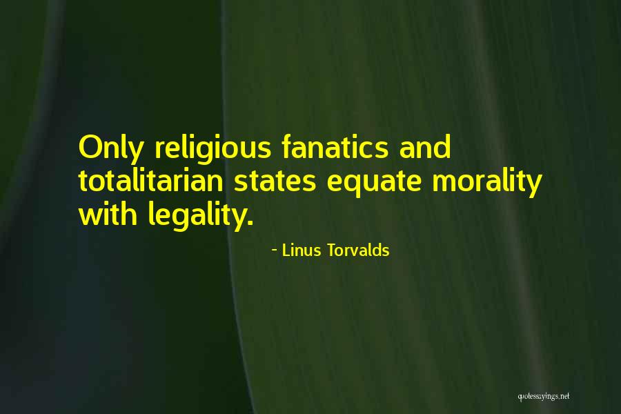 Religious Morality Quotes By Linus Torvalds Religious Morality Quotes By Linus Torvalds