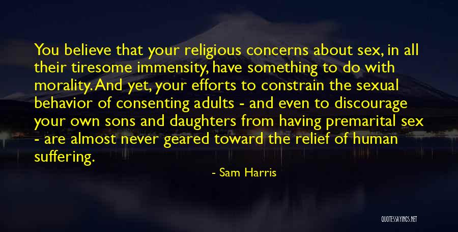 Religious Morality Quotes By Sam Harris Religious Morality Quotes By Sam Harris