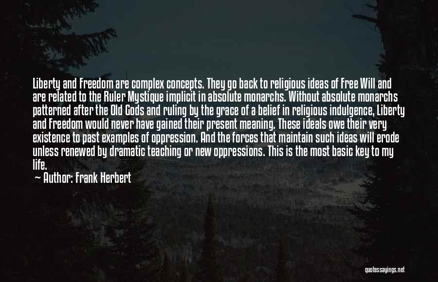 Religious Oppression Quotes By Frank Herbert