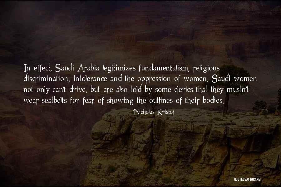 Religious Oppression Quotes By Nicholas Kristof