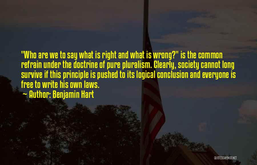 Religious Pluralism Quotes By Benjamin Hart