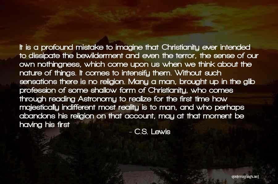 Religious Profession Quotes By C.S. Lewis