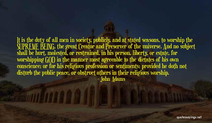 Religious Profession Quotes By John Adams