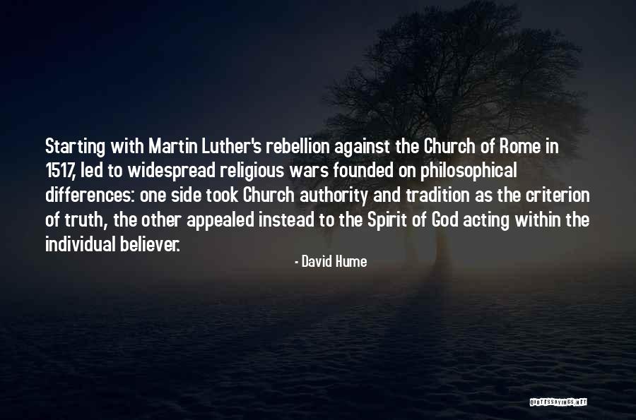 Religious Tradition Quotes By David Hume