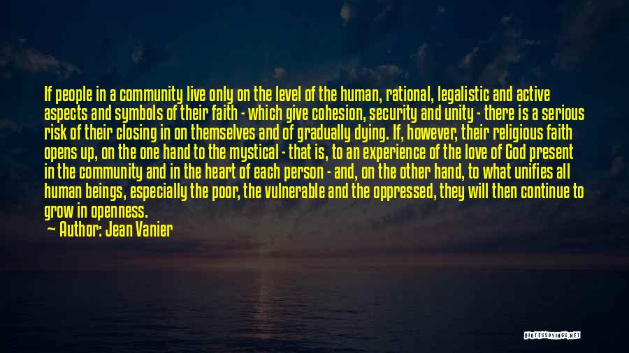 Religious Unity Quotes By Jean Vanier