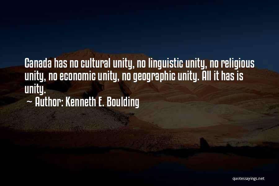 Religious Unity Quotes By Kenneth E. Boulding