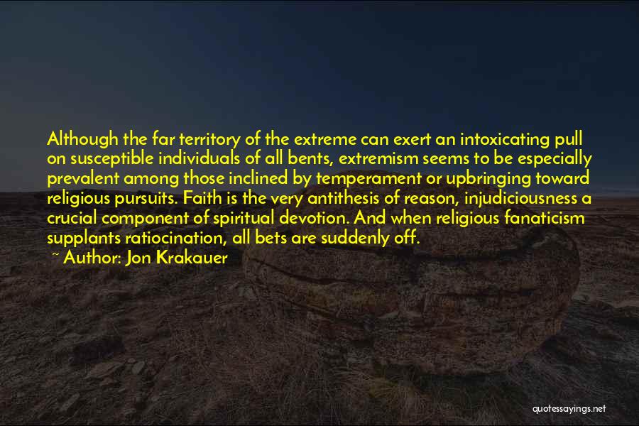Religious Upbringing Quotes By Jon Krakauer