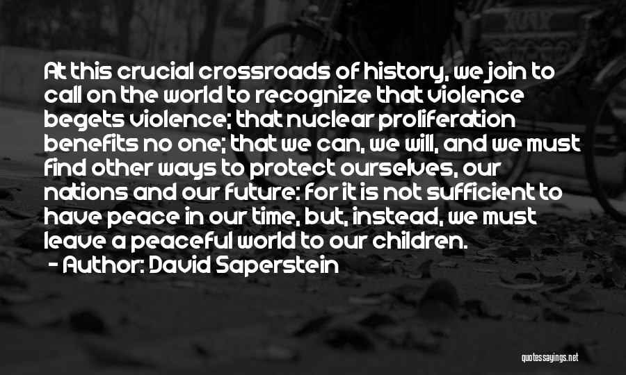 Religious Violence Quotes By David Saperstein