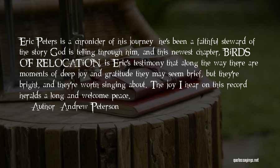 Relocation Quotes By Andrew Peterson