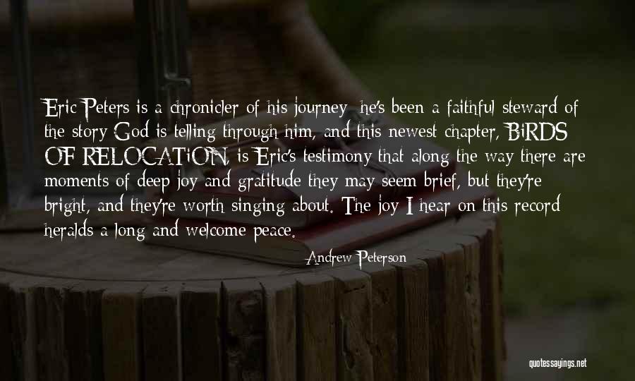 Relocation Quotes By Andrew Peterson