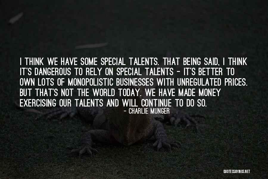 Rely Money Quotes By Charlie Munger Rely Money Quotes By Charlie Munger