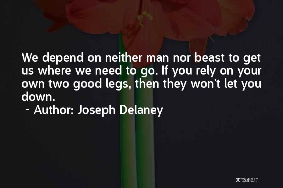 Rely On Us Quotes By Joseph Delaney