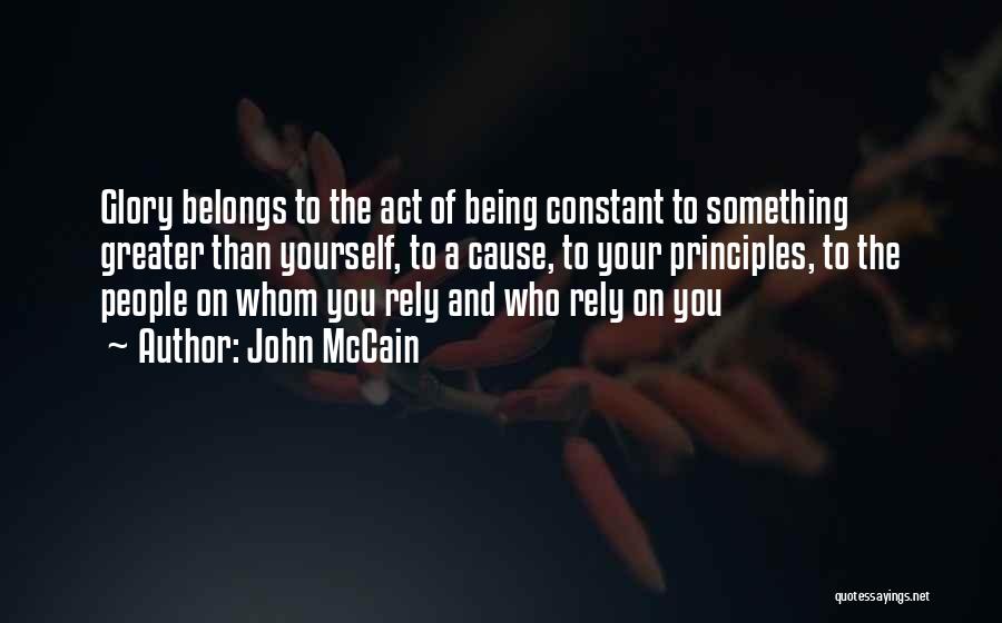 Rely On Yourself Quotes By John McCain