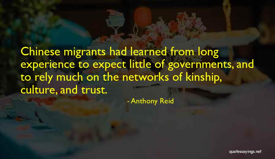 Rely Trust Quotes By Anthony Reid Rely Trust Quotes By Anthony Reid