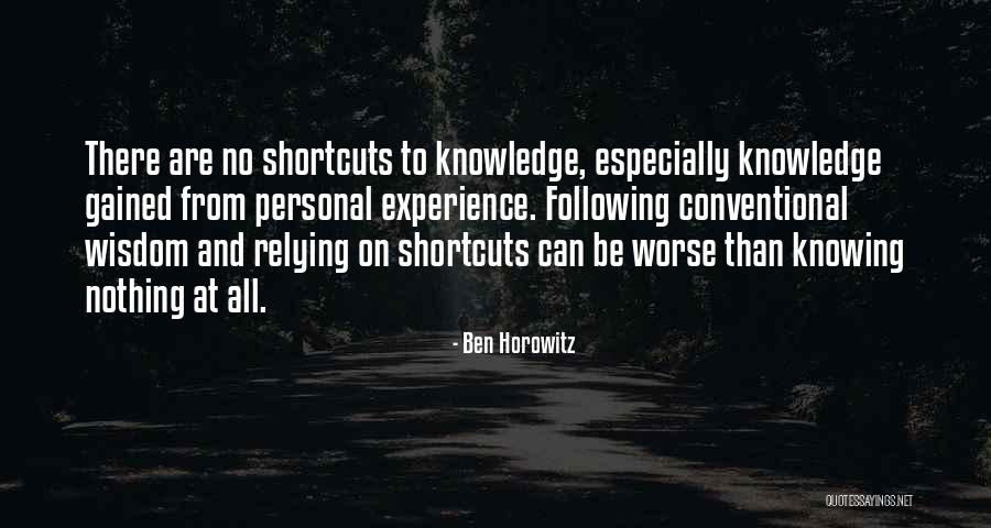 Relying On Each Other Quotes By Ben Horowitz Relying On Each Other Quotes By Ben Horowitz