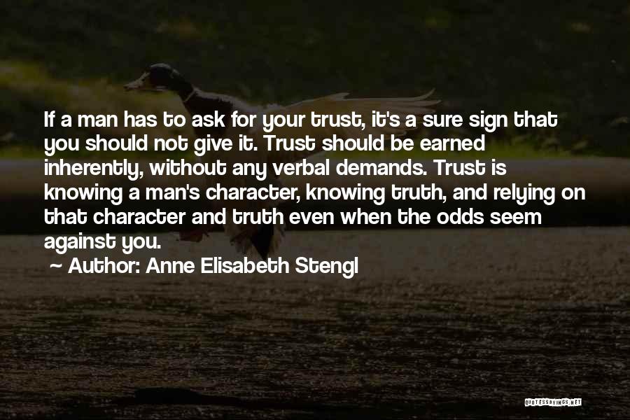 Relying Quotes By Anne Elisabeth Stengl