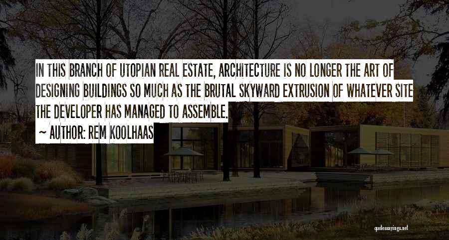 Rem Koolhaas Quotes 1456529