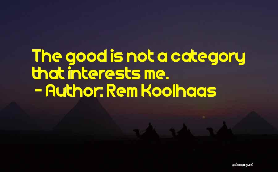 Rem Koolhaas Quotes 93614