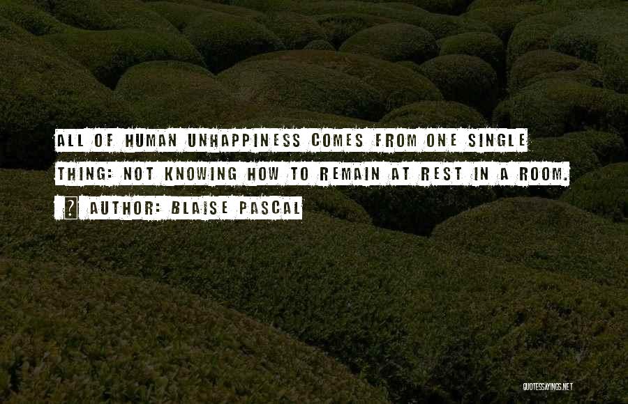 Remain Single Quotes By Blaise Pascal