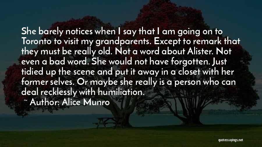 Remark Quotes By Alice Munro